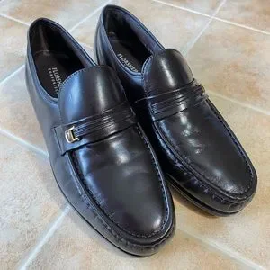 Florsheim Riva Comfortech Black Loafer Size Men 10 3E Wide Leather Slip-On Shoes Florsheim Men main image 4
